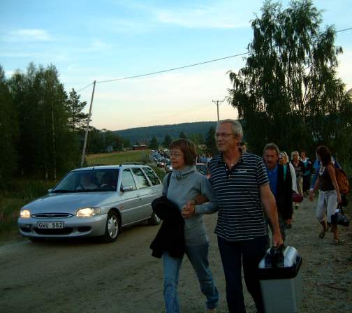 P� v�g mot t�get